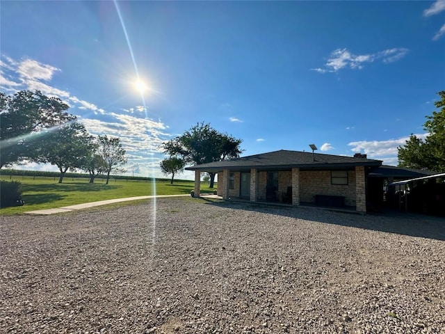 2355 County Road 130, Hutto, TX 78634 - view of front of property featuring a front lawn