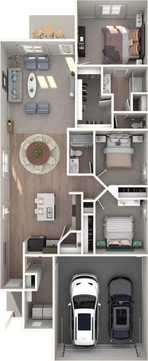 825 Sun Grove Trl, Georgetown, TX 78628 - property floor plan