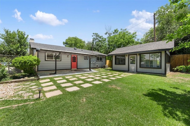 8500 Woodstone Dr, Austin, TX 78757 - back of property with a chimney