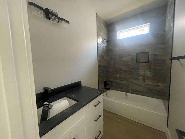 650 Birch Ln, Cottonwood Shores, TX 78657 - full bathroom with bathing tub / shower combination and vanity