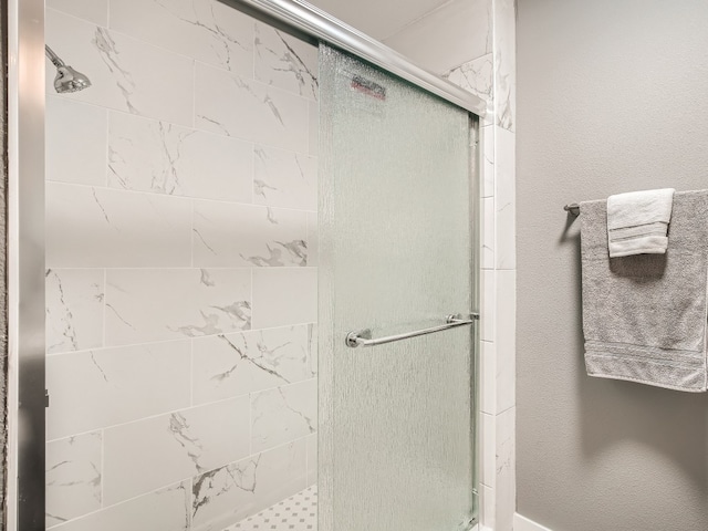 full bath with a stall shower
