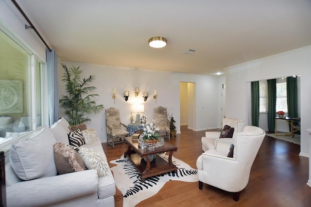 101 Scurry Pass, Georgetown, TX 78633 - living area with wood finished floors