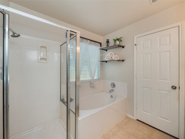 107 Wisteria Way, San Marcos, TX 78666 - full bathroom with a stall shower and a bath