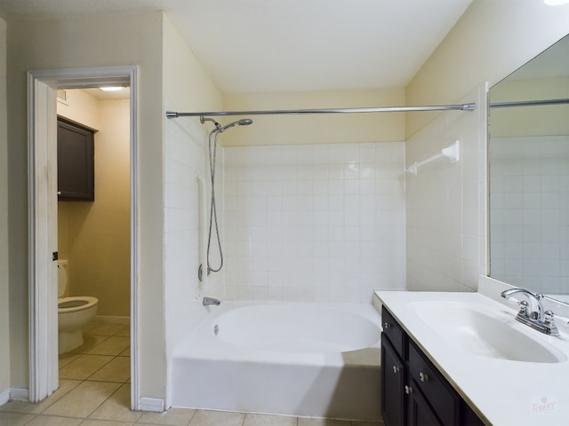 2450 Wickersham Ln Unit 702, Austin, TX 78741 - full bath with tile patterned flooring, vanity, and shower / washtub combination