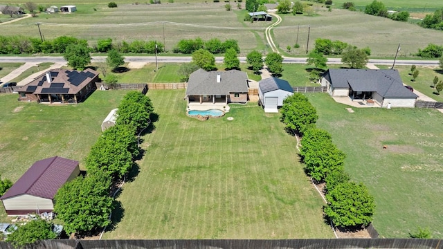 3585 W Amity Rd, Salado, TX 76571 - aerial view of sparsely populated area with a pool area