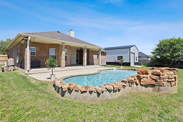 3585 W Amity Rd, Salado, TX 76571 - view of swimming pool with a patio