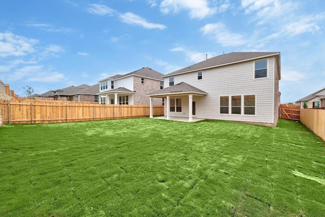 3740 Liberi Ln, Round Rock, TX 78655 - rear view of house featuring a patio area and a fenced backyard