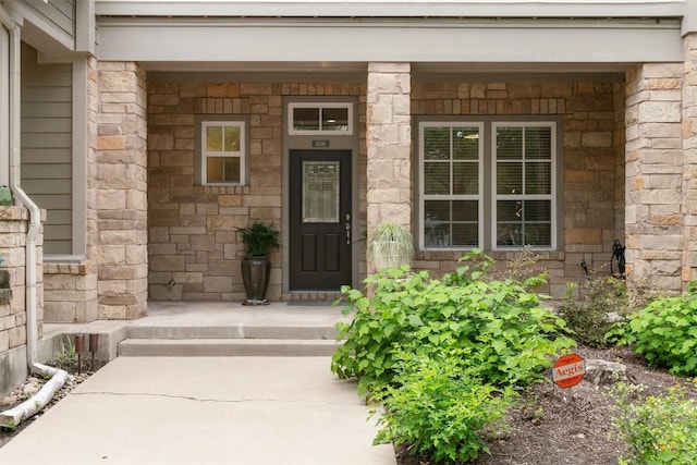 4108 Berkman Dr, Austin, TX 78723 - view of exterior entry featuring a porch
