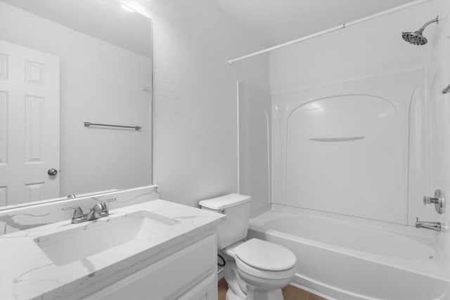 1816 Melissa Oaks Ln, Austin, TX 78744 - full bathroom with toilet, shower / bath combination, and vanity
