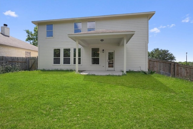 1816 Melissa Oaks Ln, Austin, TX 78744 - rear view of property with a patio
