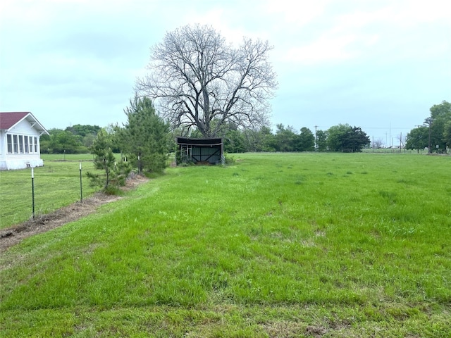 205 Sixth St, Mexia, TX 76686 - view of yard featuring a view of rural / pastoral area
