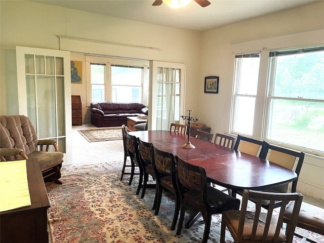 205 Sixth St, Mexia, TX 76686 - dining area with ceiling fan