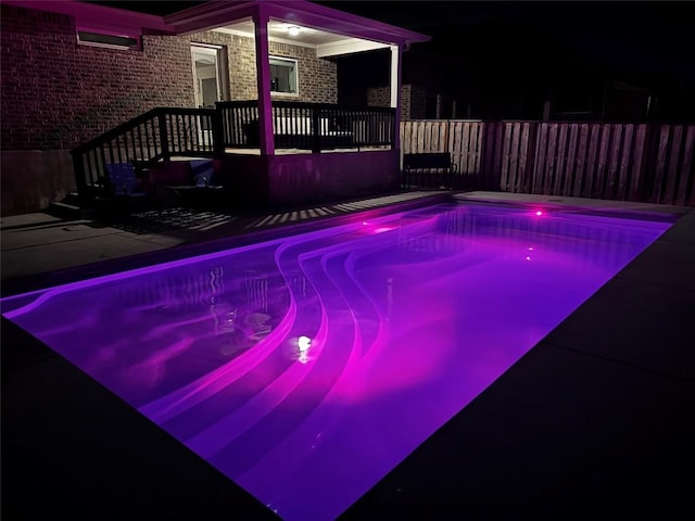 2324 Sawdust Dr, Georgetown, TX 78633 - view of swimming pool featuring fence