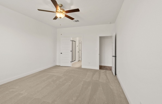 16804 Santiaguillo Trce, Manor, TX 78653 - unfurnished bedroom featuring light carpet and ceiling fan