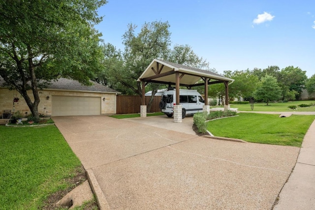 906 Texas Trl, Austin, TX 78737 - exterior space featuring concrete driveway, a carport, and a garage