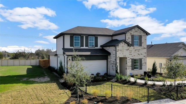 194 Inks Ln, Kyle, TX 78640 - traditional-style home with a garage and roof with shingles