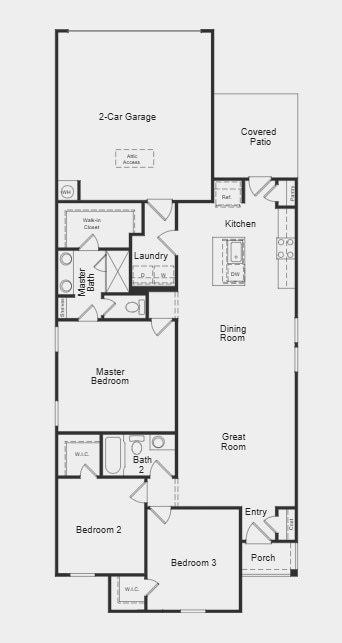 532 Emory Crossing Blvd, Hutto, TX 78634 - property floor plan
