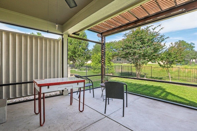 210 Salt Creek Ln, Georgetown, TX 78633 - view of sunroom