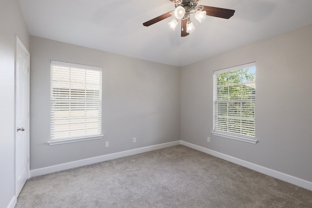 14815 Avery Ranch Blvd Unit 3401, Austin, TX 78717 - carpeted spare room featuring baseboards and a ceiling fan