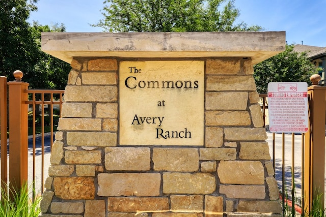 14815 Avery Ranch Blvd Unit 3401, Austin, TX 78717 - view of community / neighborhood sign