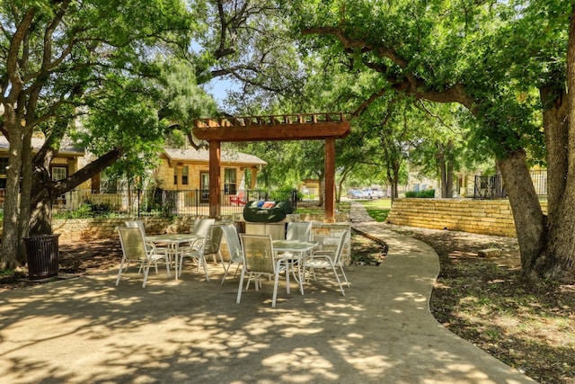 14815 Avery Ranch Blvd Unit 3401, Austin, TX 78717 - view of patio featuring outdoor dining space and grilling area
