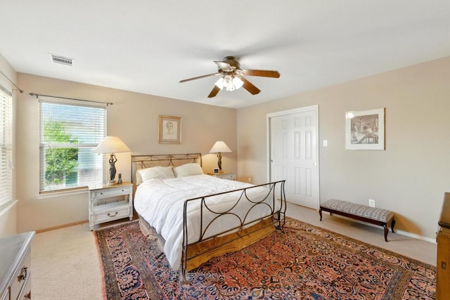 2111 Marcus Abrams Blvd, Austin, TX 78748 - bedroom with carpet flooring, baseboards, and ceiling fan