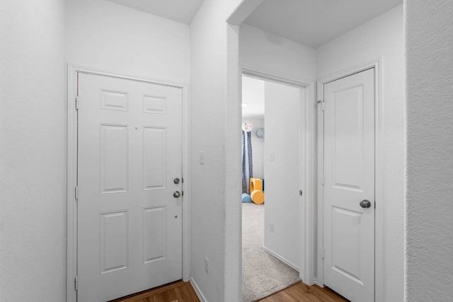 112 Montego St, Hutto, TX 78634 - entryway featuring wood finished floors