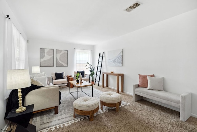 1409 Briarcliff Blvd, Austin, TX 78723 - carpeted living area featuring baseboards