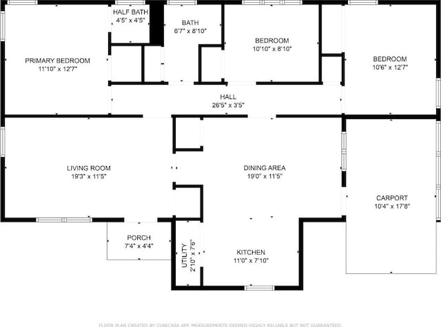 1409 Briarcliff Blvd, Austin, TX 78723 - view of floor plan / room layout