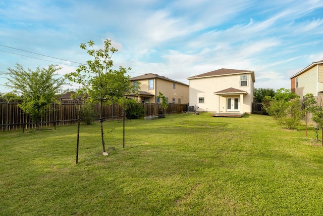 2306 Mccombs St, Georgetown, TX 78626 - view of yard featuring french doors