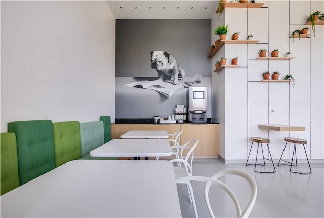 view of dining area