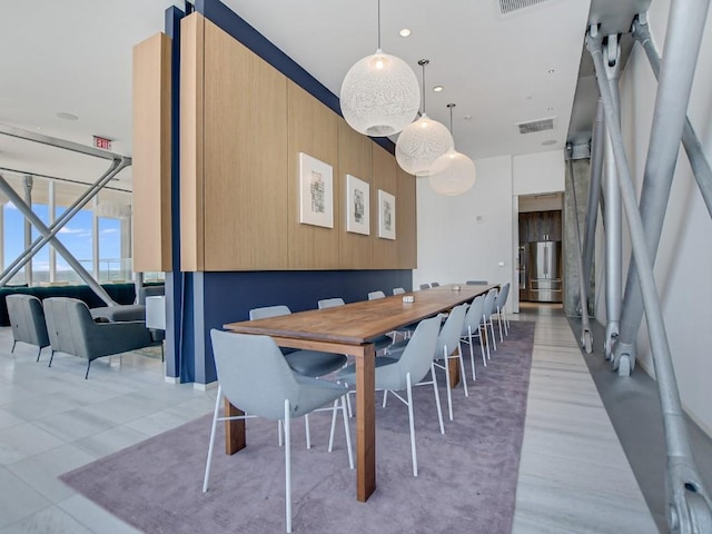 view of dining room