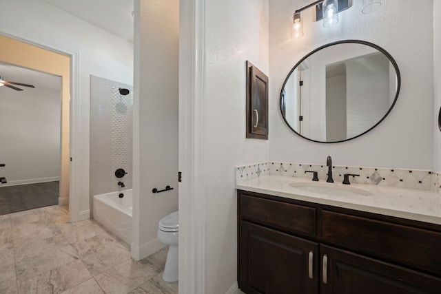 106 Gabriel Woods Dr, Georgetown, TX 78633 - full bathroom featuring vanity and bathtub / shower combination