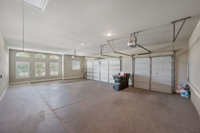 106 Gabriel Woods Dr, Georgetown, TX 78633 - garage with recessed lighting and a garage door opener