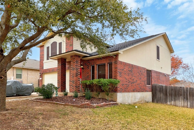 1610 Plume Grass Pl, Round Rock, TX 78665 - view of property exterior with brick siding and a garage