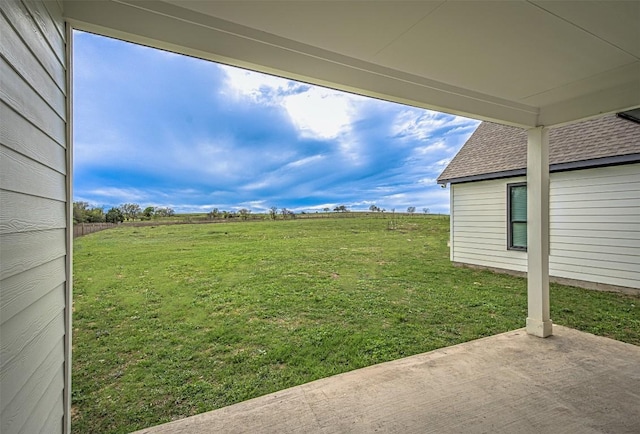 171 Eely Rd, Mcdade, TX 78650 - view of green lawn featuring a patio area