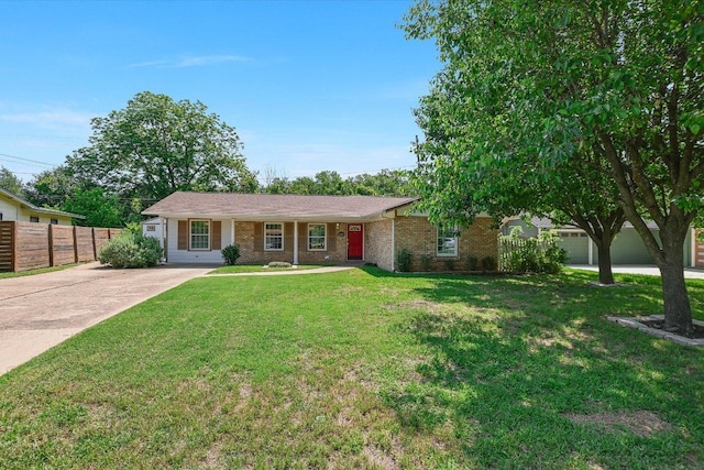 6009 Belfast Dr, Austin, TX 78723 - single story home with brick siding and concrete driveway