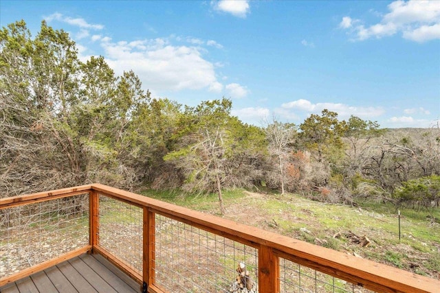 114 Shady Bluff Dr, Wimberley, TX 78676 - view of wooden terrace