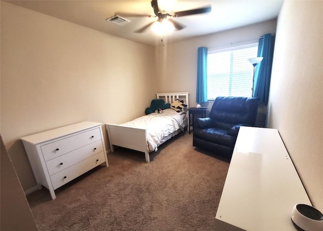 130 Navidad River Dr, Hutto, TX 78634 - bedroom featuring carpet floors and a ceiling fan