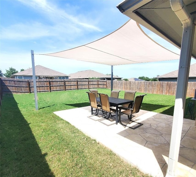 130 Navidad River Dr, Hutto, TX 78634 - view of yard with a patio
