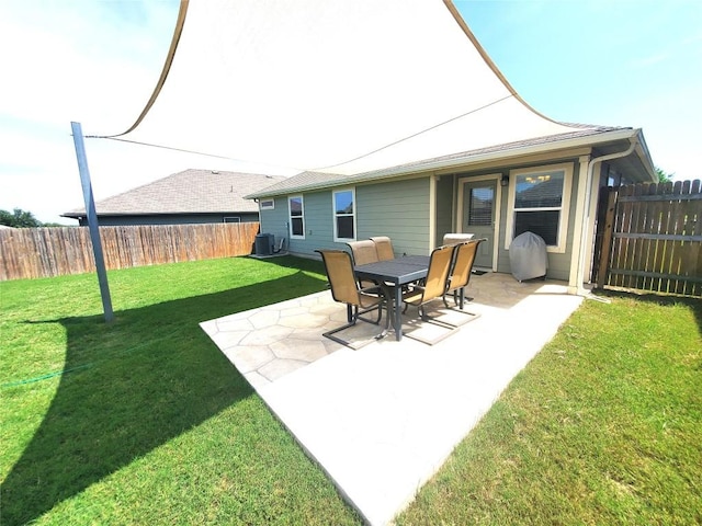 130 Navidad River Dr, Hutto, TX 78634 - view of patio / terrace with central AC