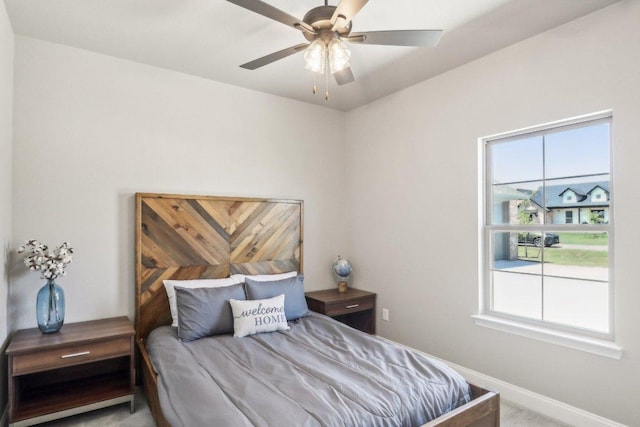 4007 Aerie St, Salado, TX 76571 - carpeted bedroom with baseboards and ceiling fan