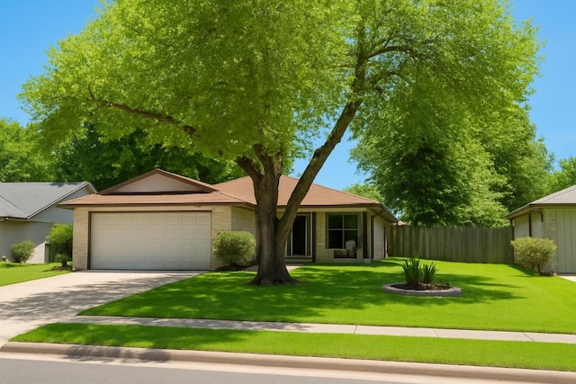 1711 Provident Ln, Round Rock, TX 78664 - single story home with a garage and concrete driveway