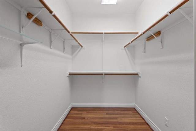 5124 Hidden Springs Trl, Georgetown, TX 78633 - walk in closet featuring wood finished floors