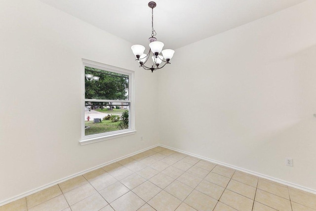 13213 Marie Ln, Manor, TX 78653 - spare room with a chandelier and baseboards