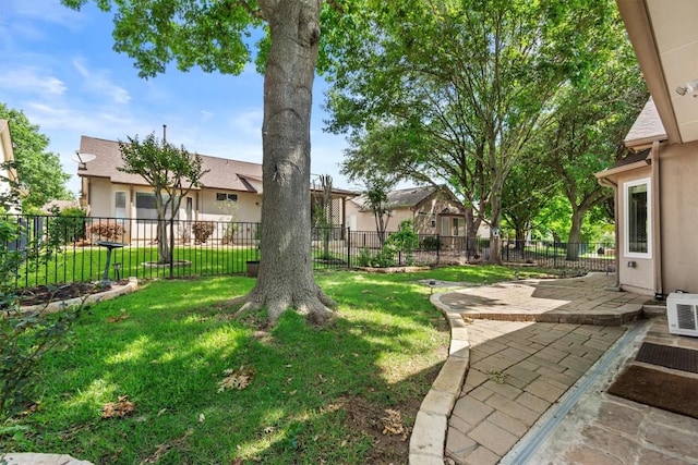 409 Rio Grande Loop, Georgetown, TX 78633 - view of yard featuring a patio area and ac unit