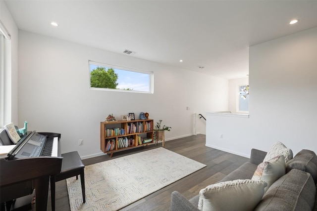 2500 Cedarview Dr, Austin, TX 78704 - living area with wood finished floors and recessed lighting