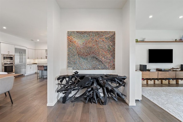 2500 Cedarview Dr, Austin, TX 78704 - dining space with wood finished floors and recessed lighting