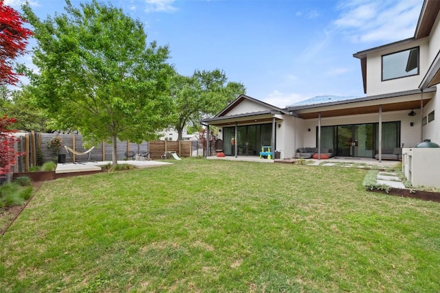 2500 Cedarview Dr, Austin, TX 78704 - fenced backyard featuring a patio