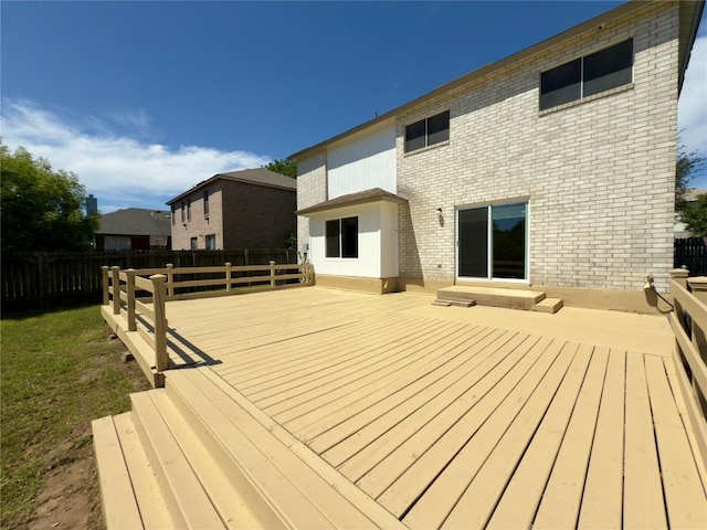 7817 Marble Ridge Dr, Austin, TX 78747 - deck with a fenced backyard
